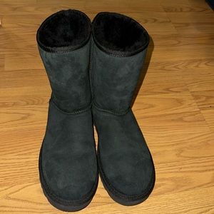 Black short uggs!! Hardly worn in great condition!